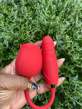 Load image into Gallery viewer, Supercharged Rose Vibrator w/Mini Vibrator